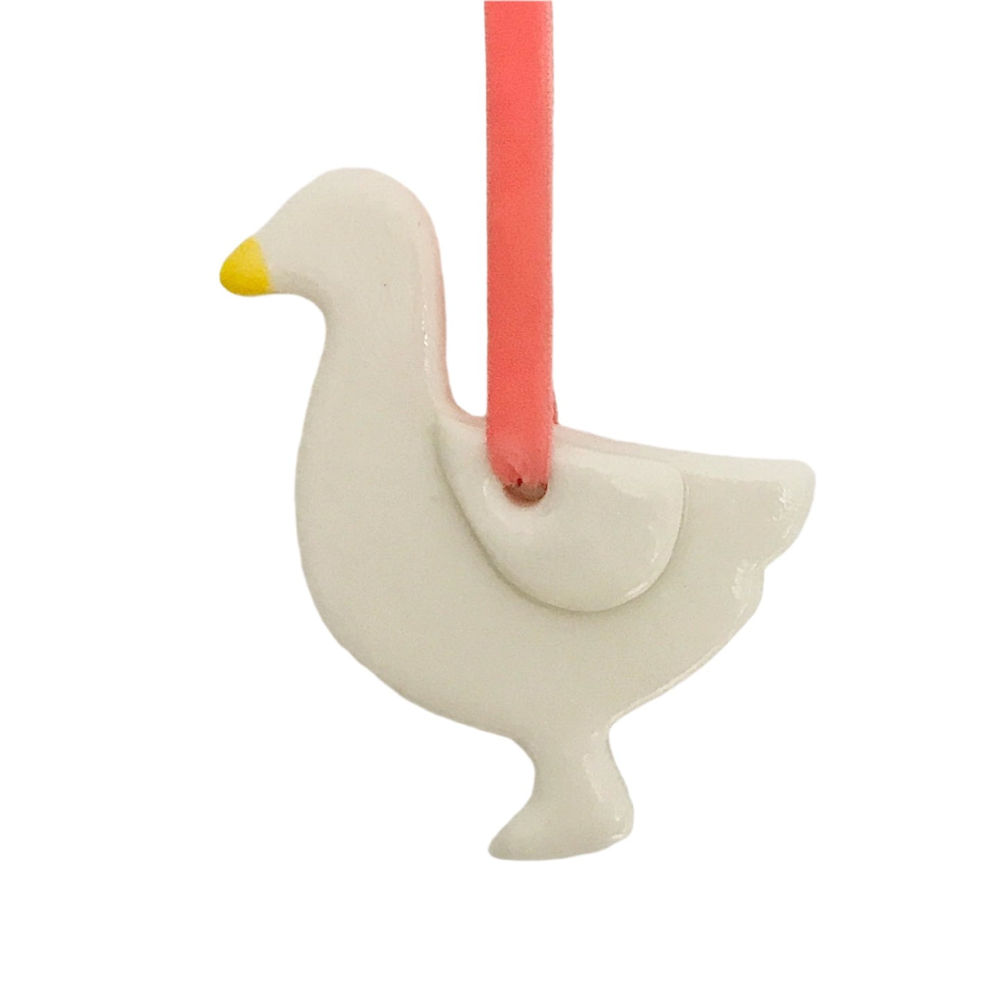 Golden beaked oose hanging decoration