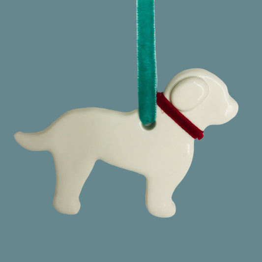 porcelain dog decoration