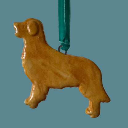Porcelain Retriever Dog hanging decoration